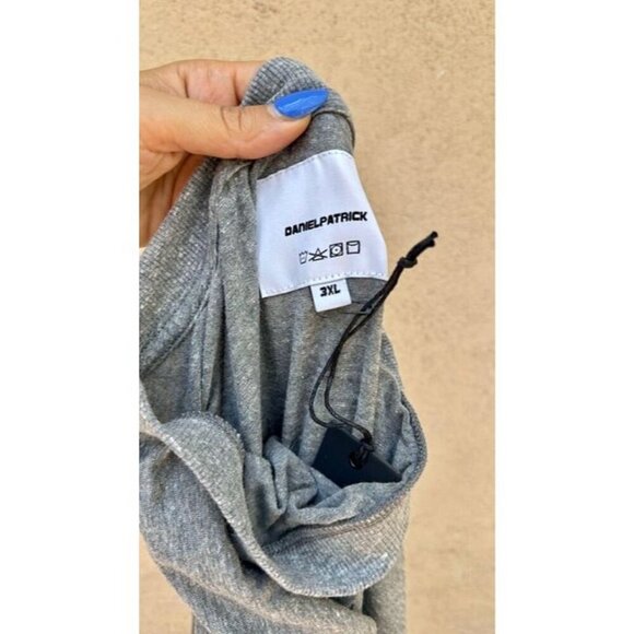 Daniel Patrick Grey 3XL Shirt Men's New Designer Coordinates - Picture 4 of 5